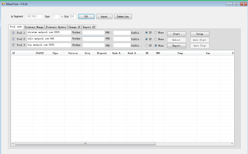 Download Antminer Toolkit (Bitmain MinerTool)