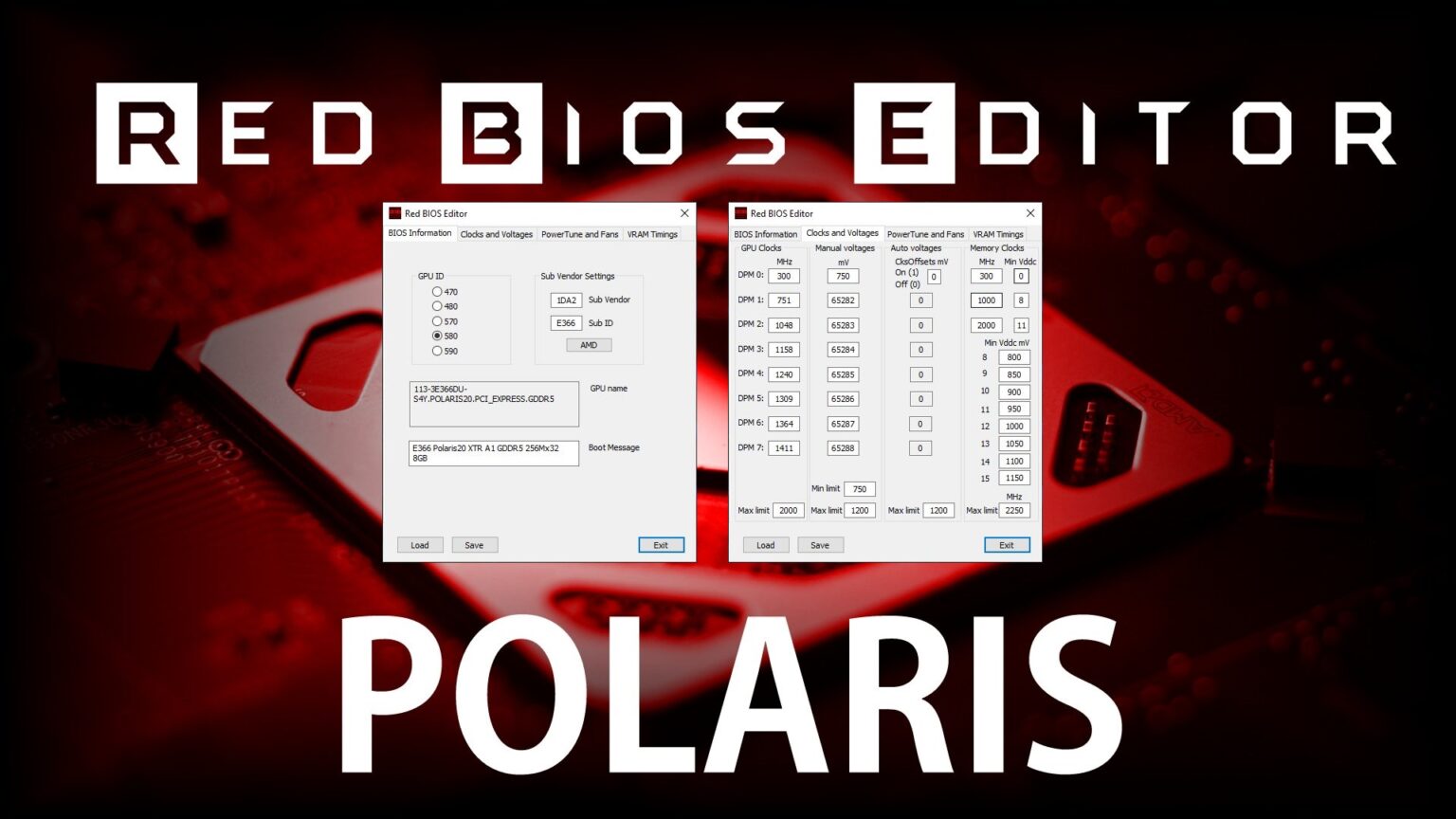 Radeon bios editor как пользоваться