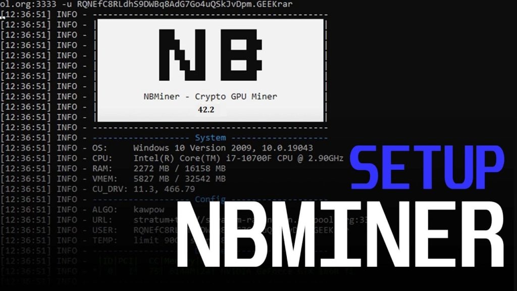 NBMiner v42.2: Download with 100% LHR to mine ETH on NVIDIA