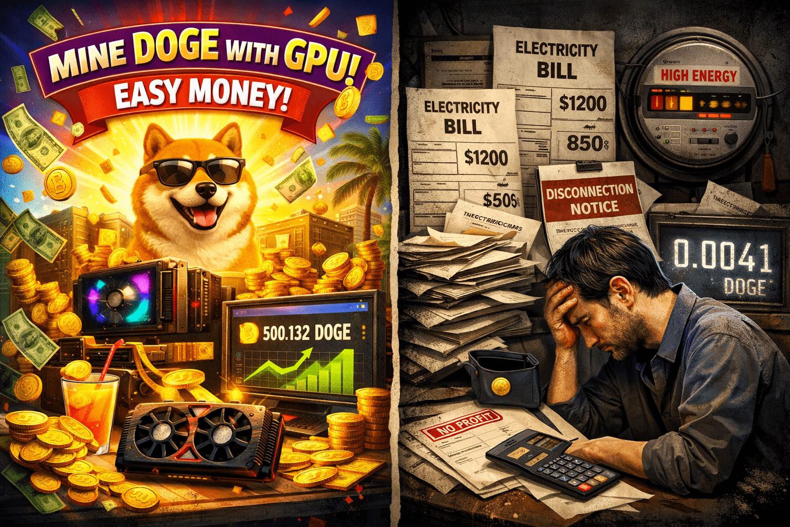 Как майнить Dogecoin добыча DOGE на GPU